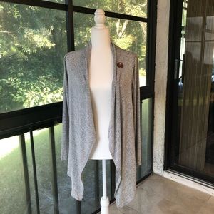 Bobeau Waterfall Cardigan Size S